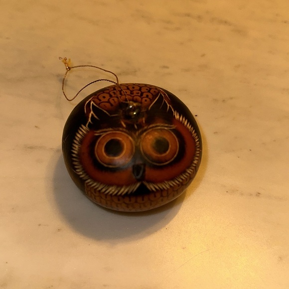 Other - Owl wooden ornament